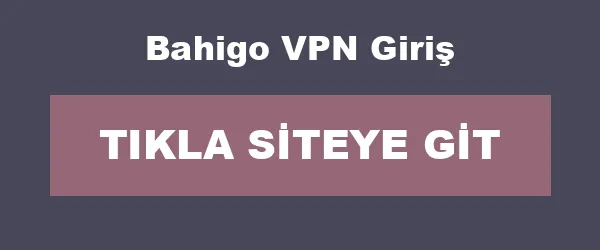 Bahigo VPN Giriş infografik